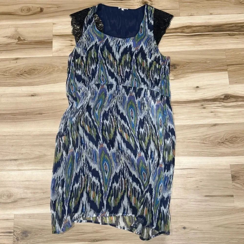 Sundance Silk Peacock Silk Dress Women’s XL